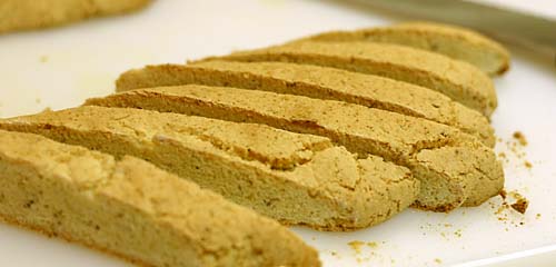 lemon anise biscotti after the second baking