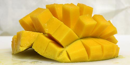 A Cut-up mango