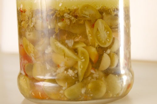 Pickled Green Tomatoes