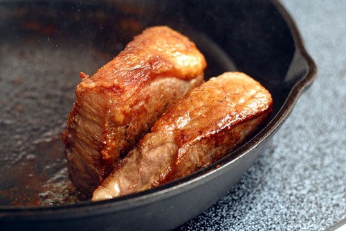 Steaks.. searing the sides