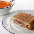 Ham &amp; Cheese Sandwich With Sauteed Mushrooms